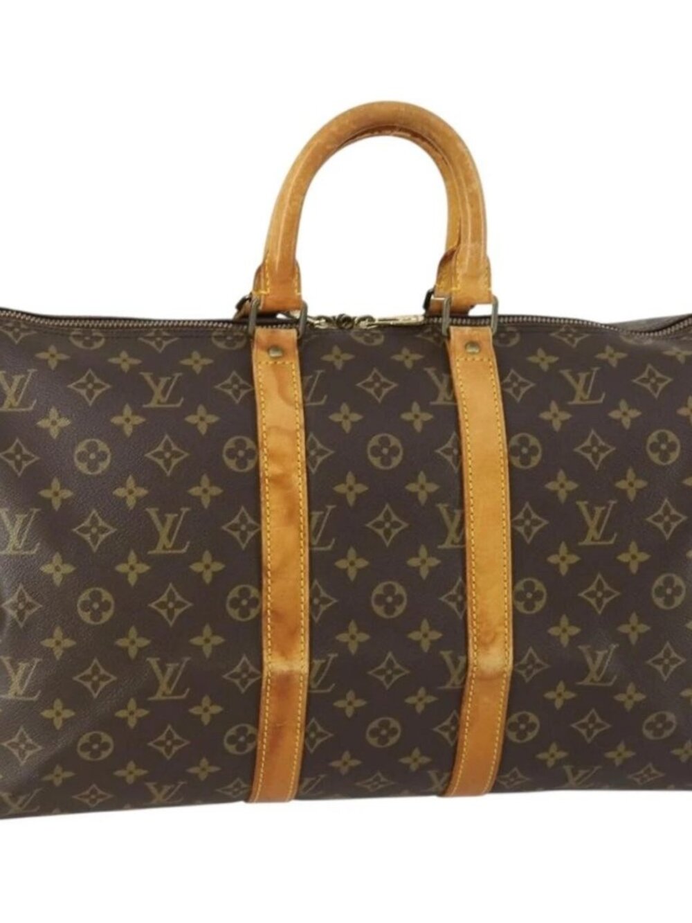 LOUIS VUITTON Monogram Keepall 45 Boston Bag M41428 LV Auth 158284 - Picture 2 of 16